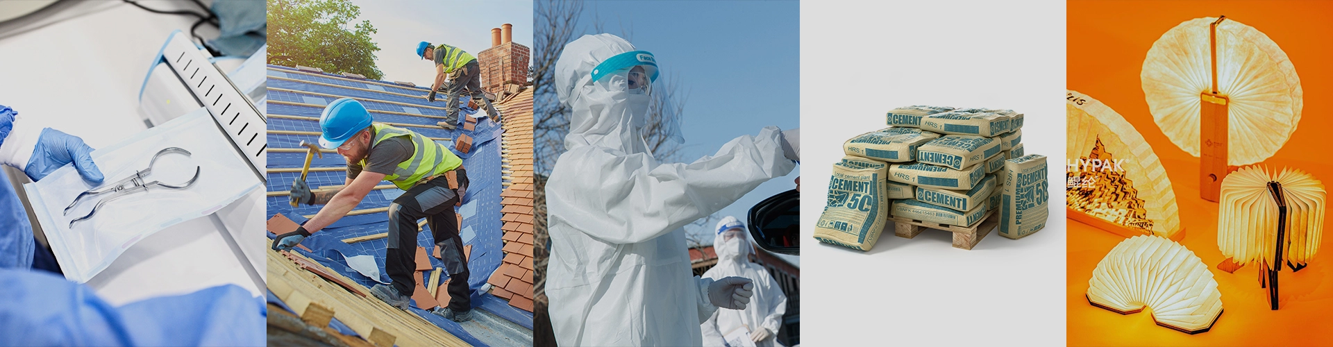 Application of Flashspun Hypak™<br> ( Breathable and Waterproof Material)