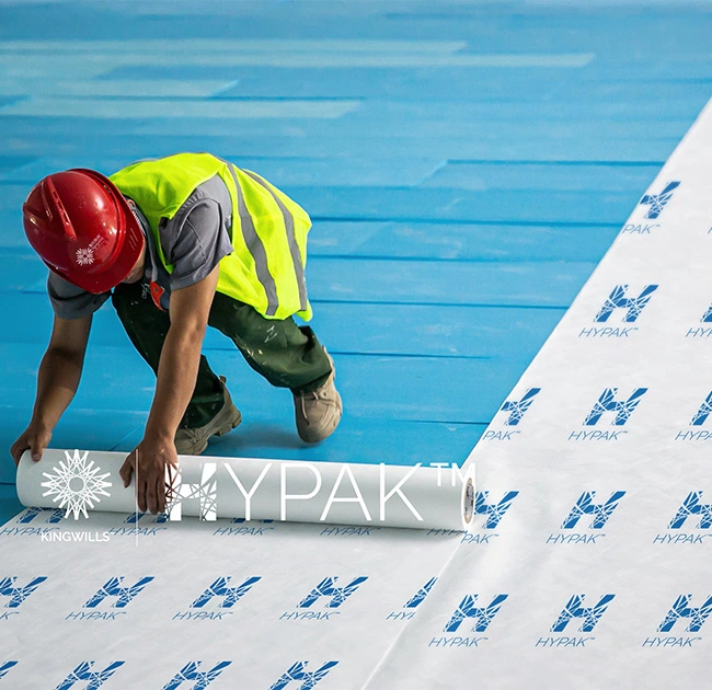 Flashspun Hypak™ For Cold Storage Floor With Insulation Vapour Barriers