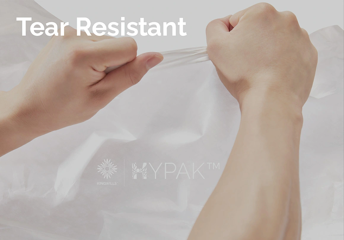 Tear Resistant Flexible Hypak™ Flashspun